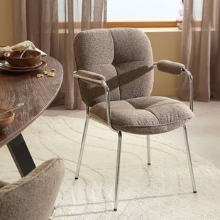 NOUS Living eetkamerstoel Chrome