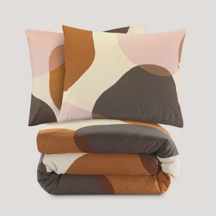 NOUS Living katoenen dekbedovertrek lits-jumeaux (240x220 cm)