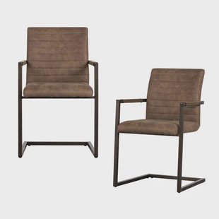 WOOOD eetkamerstoel Bas (set van 2)