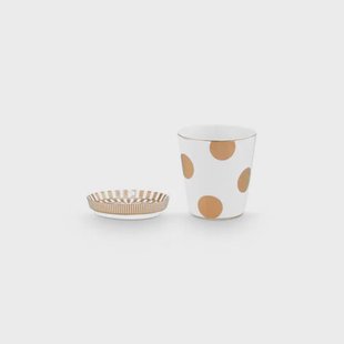 Pip Studio Dot Delight mok (230 ml) (Ø9 cm) (set van 2)