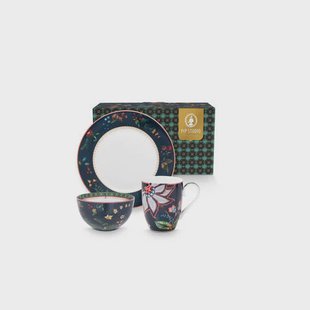 Pip Studio Berry Blues ontbijtset (3-delig)