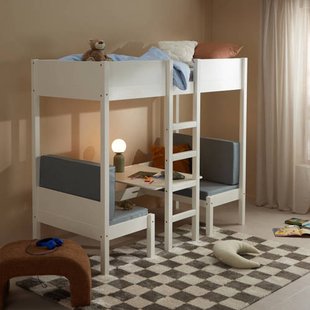 NOUS Kids hoogslaper met zitje Charlie (90x200 cm)