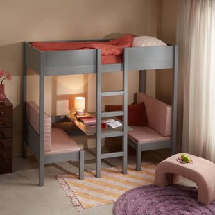 NOUS Kids hoogslaper met zitje Charlie (90x200 cm)