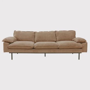 HKLIVING 4-zitsbank Retro