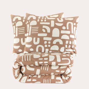 NOUS Living katoenen dekbedovertrek lits-jumeaux (240x220 cm)