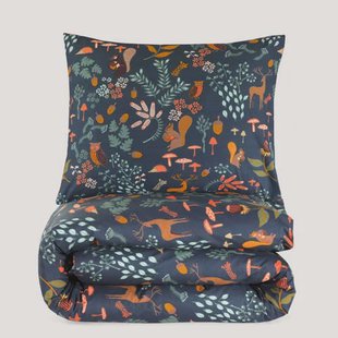 NOUS Kids katoenen dekbedovertrek kinder (120x150 cm)