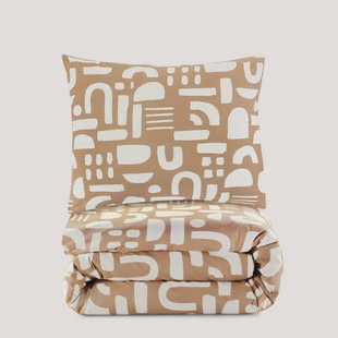 NOUS Living katoenen dekbedovertrek 1-persoons (140x220 cm)