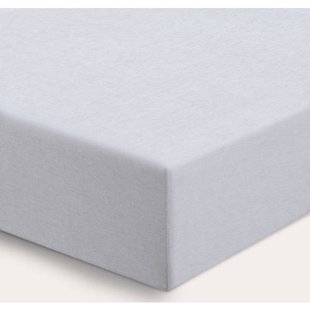 NOUS Kids wieg hoeslaken jersey (40x80) - lichtgrijs