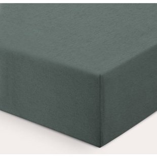 NOUS Kids wieg hoeslaken jersey (40x80) - donkergroen