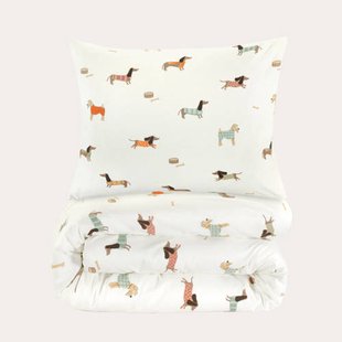 NOUS Kids katoenen dekbedovertrek kinderbed (120x150 cm)