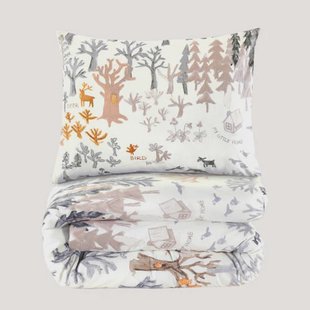 NOUS Kids katoenen dekbedovertrek 1-persoons (140x200 cm)