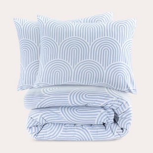 NOUS Living katoenen dekbedovertrek lits-jumeaux (240x220 cm)