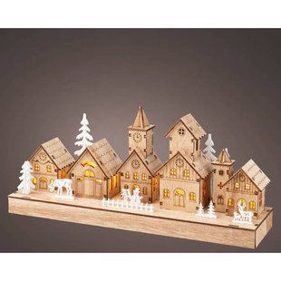 Lumineo LED kerstdorp binnen