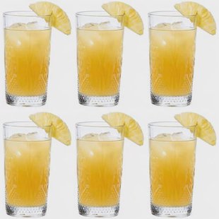 Bormioli Rocco Longdrinkglazen Stone - 490 ml - 6 stuks