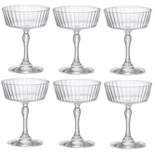 Bormioli Rocco Cocktailglazen America 20's - 270 ml - 6 stuks