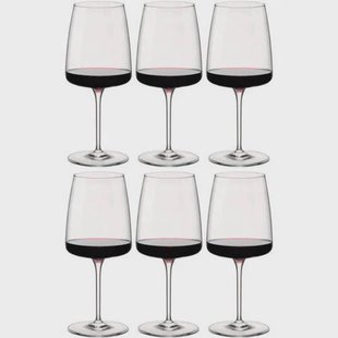 Bormioli Rocco Rode Wijnglazen Nexo - 540 ml - 6 stuks