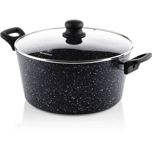 Westinghouse Kookpan Black Marble - ø 28 cm / 8.5 liter - standaard anti-aanbaklaag