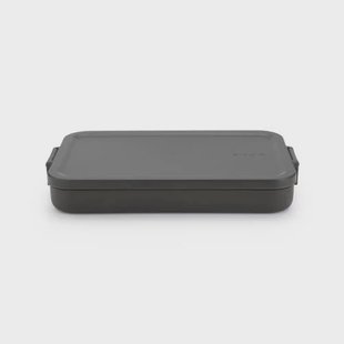 Brabantia Make & Take lunchbox - Plat - Kunststof - Dark Grey