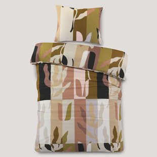 NOUS Living katoenen dekbedovertrek 1 persoons (140x200 cm)