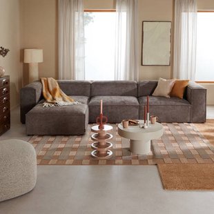 NOUS Living 4-zitsbank met hocker Igor