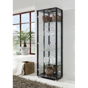 Wehkamp Home vitrinekast Hanna Standard - zwart