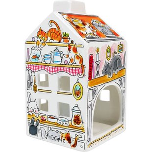 Blond Amsterdam lichthuisje Cat (8x14 cm)