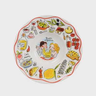 Blond Amsterdam diep bord Pasta (Ø24 cm)