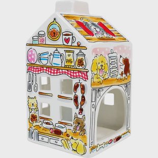 Blond Amsterdam lichthuisje Dog (8x14 cm)