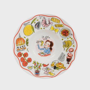 Blond Amsterdam diep bord Pasta (Ø24 cm)