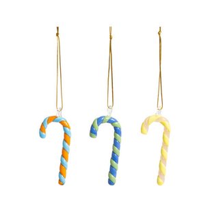 &k amsterdam kerstornament Candy Cane (set van 3)