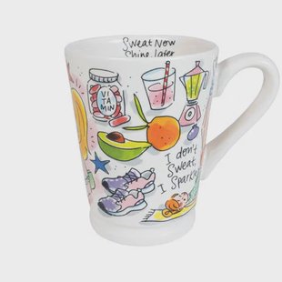 Blond Amsterdam XL beker Fit Girl (Ø10 cm) (500 ml)