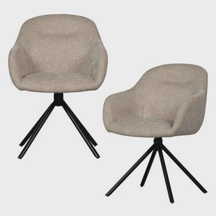 WOOOD eetkamerstoel (set van 2) Jaki