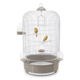 Imac Vogelkooi Luna Taupe / Wit 64 x 40 x 40 cm