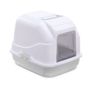 Imac kattenbak Easy Cat Wit / Lichtgrijs 50X40X40 cm
