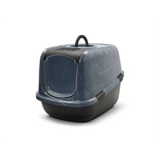 Savic kattenbak Nestor Jumbo Marble Grijs/Zwart 66,5X48,5X46,5 cm