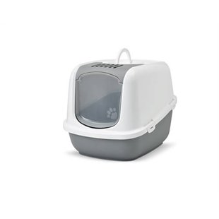 Savic kattenbak Nestor Jumbo Koudgrijs/Wit 66,5X48,5X46,5 cm