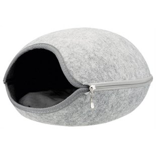 Trixie kattenmand Relax Iglo Luna Lichtgrijs 40X24X46 cm