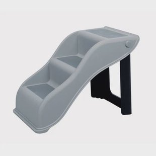 Trixie inklapbare kunststof trap Lichtgrijs 54X34X39 cm