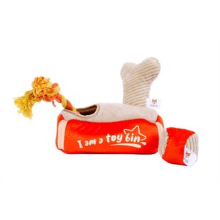 Fofos hondenspeelgoed Hide & Seek met bot/flostouw/bal 21X12X14 cm