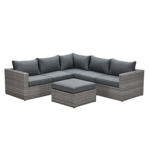 Garden Impressions Orangebird lounge set 4-dlg - grijs/bruin