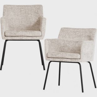 WOOOD eetkamerstoel (set van 2) Kam