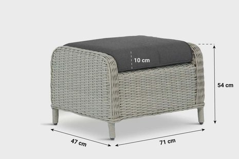 Garden Collections Chicago lounge voetenbank