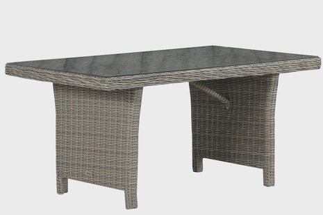 Garden Collections New Castle lounge/dining tafel 140 x 80 cm