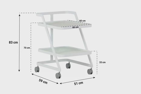 Lifestyle Carello serveerwagen