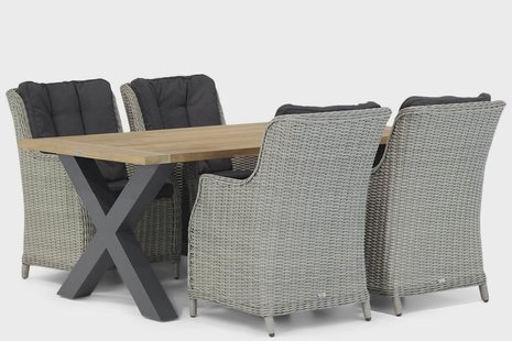 Garden Collections Buckingham/Cardiff 180 cm dining tuinset 5-delig