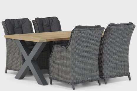 Garden Collections Buckingham/Cardiff 180 cm dining tuinset 5-delig