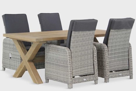 Garden Collections Bello/Oregon 200 cm dining tuinset 5-delig