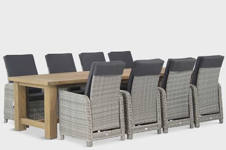Garden Collections Bello/Fourmile 300 cm dining tuinset 9-delig