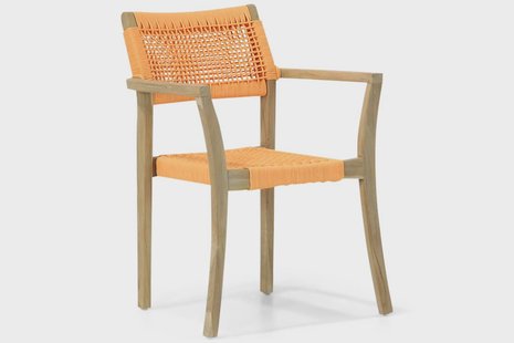 Lifestyle Dallas dining tuinstoel rope stapelbaar