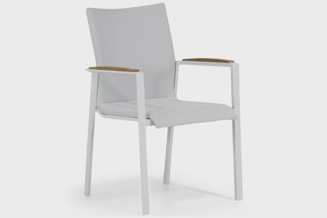 Lifestyle Brandon dining tuinstoel white